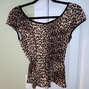 Size small cheetah print shirt